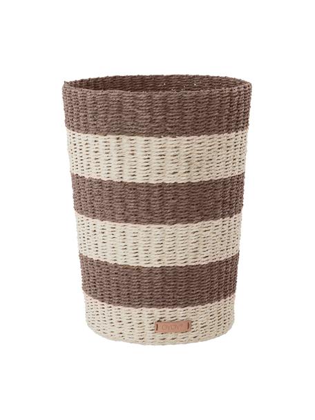 Cesta custodia Gomi, Intreccio di corde, Marrone, beige, Ø 27 x Alt. 38 cm