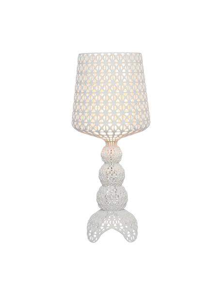 Lampada da tavolo LED dimmerabile Mini Kabuki, Plastica, Bianco, Ø 30 x Alt. 70 cm