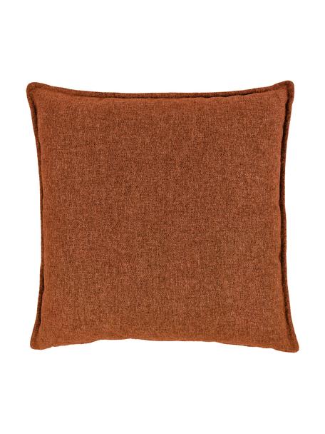 Sofa-Kissen Lennon in Terrakotta, Bezug: 100% Polyester, Webstoff Terrakotta, B 60 x L 60 cm