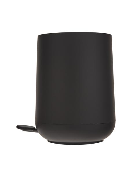 Pattumiera nera con coperchio soft motion Nova, Plastica ABS, Nero, 5 L
