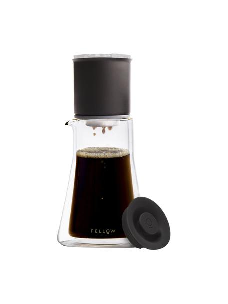 Komplet butelki z dripperem do kawy Stagg, 2 elem., Czarny, transparentny, Komplet z różnymi rozmiarami