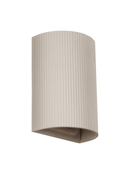Nástenná lampa Hilko, Béžová, Š 19 x V 25 cm