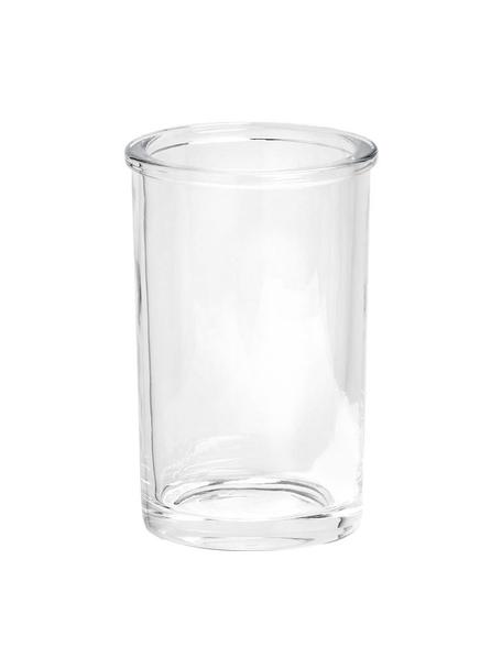 Zahnputzbecher Clear aus Glas, Glas, Transparent, Ø 7 x H 11 cm