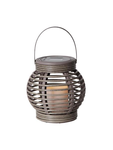 Solární LED svíčka Lantern, Šedá, Š 16 cm, V 16 cm