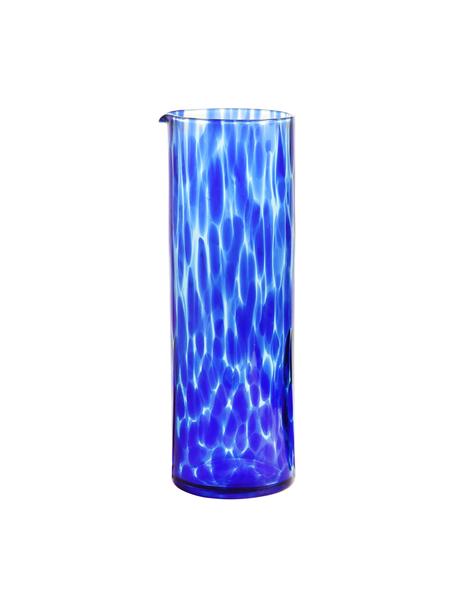 Karaf Tortoise, 800 ml, Glas, Blauw, transparant, Ø 8 x H 24 cm, 800 ml