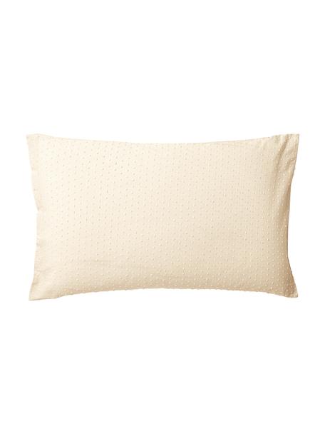 Federa arredo in tessuto Plumetti giallo Aloide 2 pz, Giallo, beige, Larg. 50 x Lung. 80 cm, 2 pz