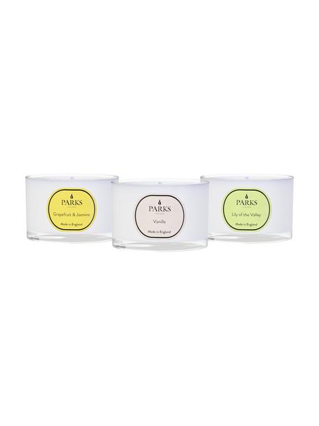 Ensemble de bougies parfumées Vintage Aromatherapy, 3 élém., Différents parfums, Ø 7 x haut. 5 cm