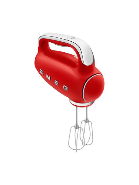 Handrührer 50's Style in Rot, Gehäuse: Aluminium und Kunststoff,, Rot, glänzend, B 22 x H 22 cm