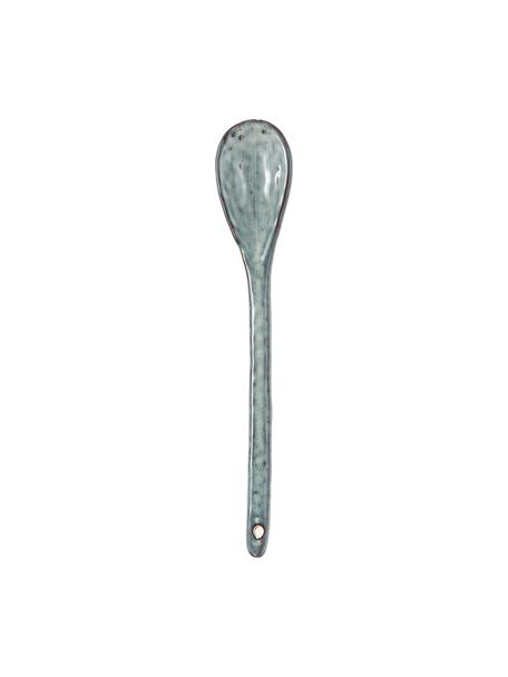Cucchiaino Nordic Sea 2 pz, Gres, Grigio-, tonalità blu, Lung. 16 cm