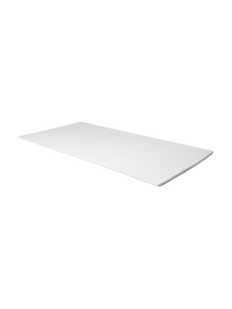 Viscoelastische Memory-Foam Matratzenauflage Premium, Bezug: 60% Polyester, 40% Viskos, Weiß, 200 x 200 cm