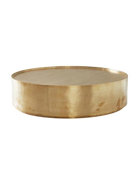 Table basse ronde laiton Malibu, Couleur laitonnée, Ø 110 x haut. 30 cm