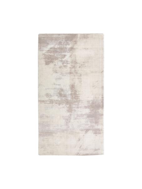Design laagpolig vloerkleed Aviva in beige, 100 % polyester, GRS-gecertificeerd, Beige, B 80 x L 150 cm (maat XS)