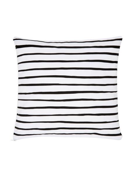 Poszewka na poduszkę Ola, 100% bawełna, Czarny, biały, S 40 x D 40 cm