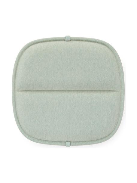 Coussin de chaise d'extérieur Hiray, Vert sauge, larg. 36 x long. 35 cm