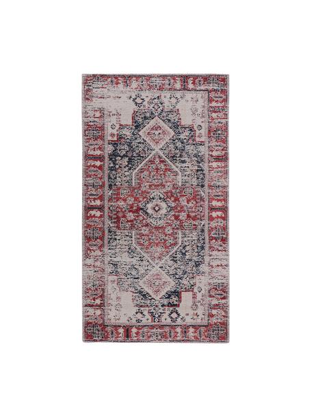 Žinylkový koberec ve vintage stylu Toulouse, Červená, Š 80 cm, D 150 cm (velikost XS)