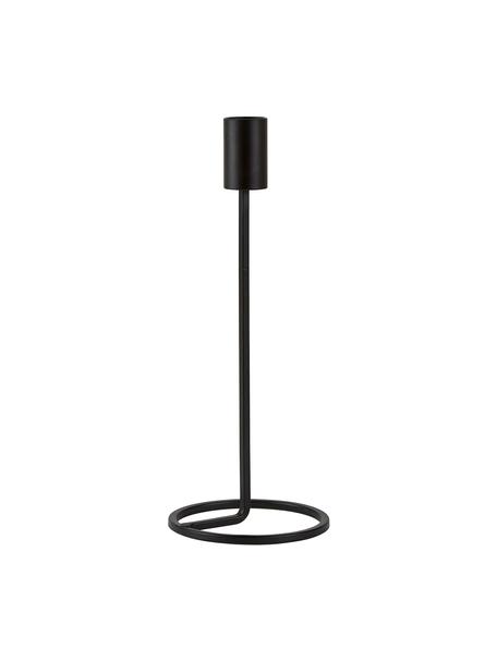 Candelabro Goldie, Metal, Negro, Ø 10 x Al 24 cm