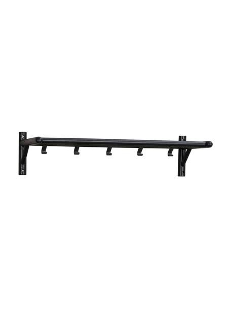 Porte-manteau bois de chêne Milford, Noir, larg. 80 x haut. 19 cm
