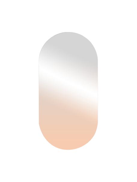 Lijstloze wandspiegel Misto met kleurverloop, Spiegelglas, Spiegelglas met een roze kopertint, B 46 x H 92 cm
