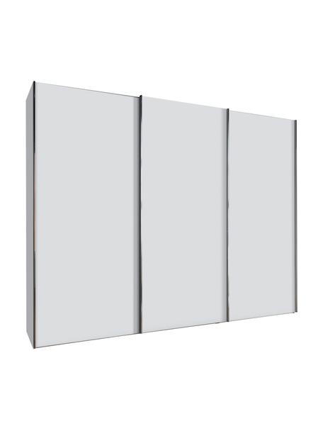Szafa z przesuwanymi drzwiami Monaco, 3-drzwiowa, Korpus: materiał drewnopochodny l, Szkło lustrzane, S 279 x W 217 cm