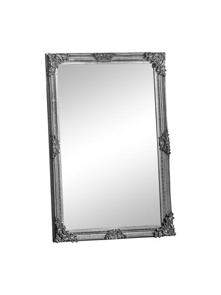 Barokní obdélníkové nástěnné zrcadlo Fiennes, Stříbrná, Š 70 cm, V 103 cm