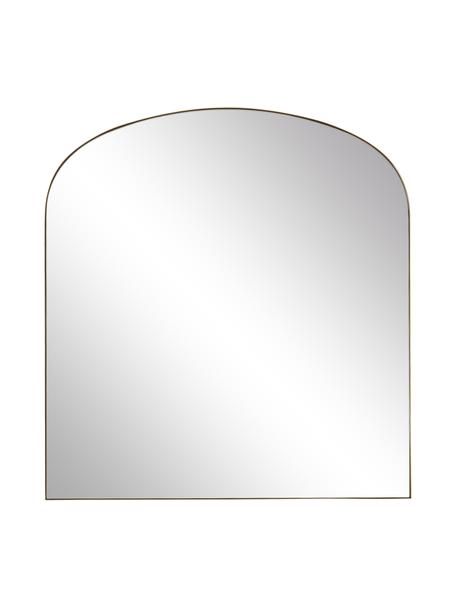Wandspiegel Francis mit goldenem Metallrahmen, Rahmen: Metall, beschichtet, Rückseite: Mitteldichte Holzfaserpla, Spiegelfläche: Spiegelglas, Goldfarben, B 80 x H 85 cm