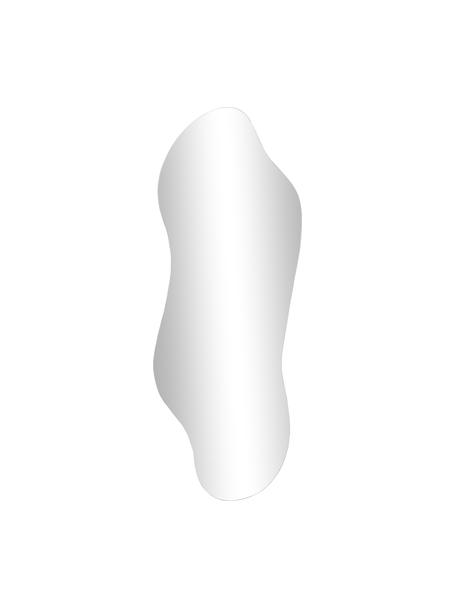 Rahmenloser Wandspiegel Lia in organischer Form, Rückseite: Mitteldichte Holzfaserpla, Spiegelfläche: Spiegelglas, Silber, B 56 x H 150 cm