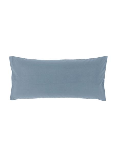 Povlaky na polštáře z bavlněného perkálu Elsie, 2 ks, Modrá, Š 40 cm, D 80 cm