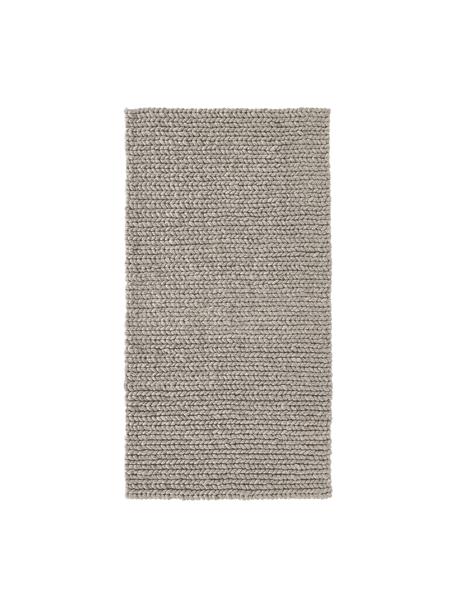 Alfombra de lana trenzada Bruna, 100% lana con certificado RWS

Las alfombras de lana se pueden aflojar durante las primeras semanas de uso, la pelusa se reduce con el uso diario., Gris pardo, An 80 x L 150 cm (Tamaño XS)
