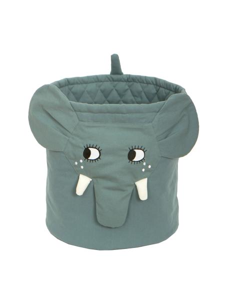 Úložný koš Elephant, Šedozelená, Ø 35 cm, V 40 cm