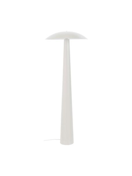 Kleine vloerlamp Moonbeam, Lampenkap: gecoat metaal, Lampvoet: gecoat metaal, Beige, Ø 50 x H 130 cm