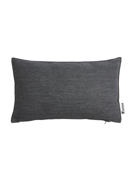 Cuscino imbottito da esterno Olef, 100% cotone, Grigio scuro, Larg. 30 x Lung. 50 cm