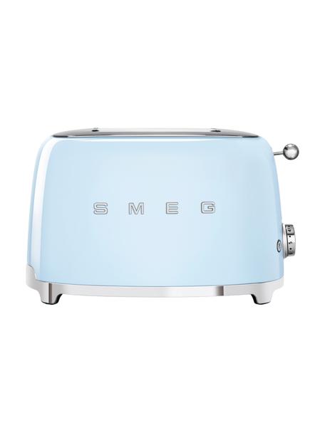 Kompakt Toaster 50's Style, Edelstahl, lackiert, Pastellblau, glänzend, B 31 x T 20 cm