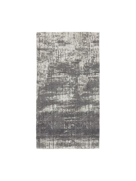 Ručně tkaný bavlněný koberec ve vintage stylu Luise, Odstíny šedé a bílé, Š 200 cm, D 300 cm (velikost L)