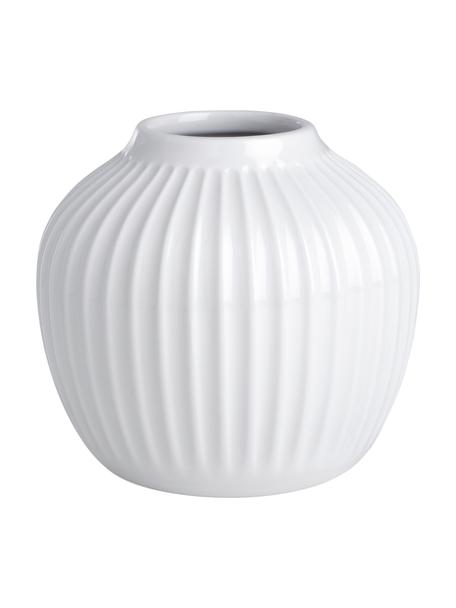 Malá ručně vyrobená designová váza Hammershøi, Bílá