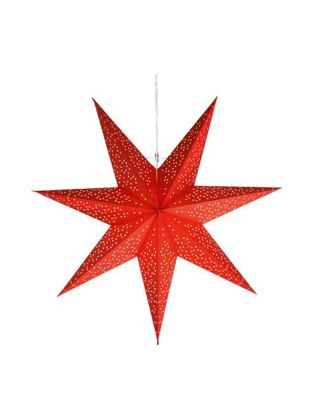 Leuchtstern Dot aus Papier, Rot, Ø 70 x H 70 cm