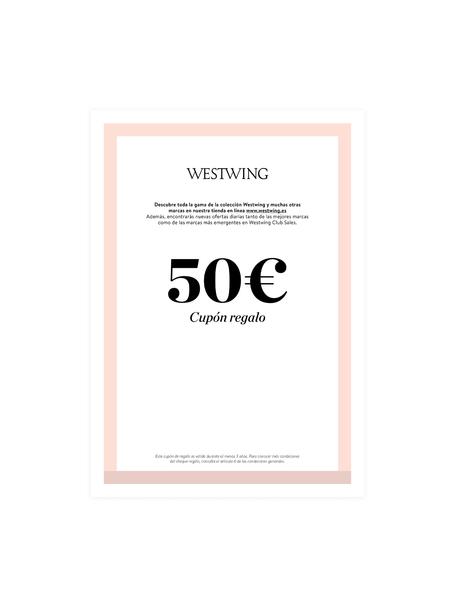 Cupón regalo para imprimir, Cupón regalo digital, tras recibir el pago, recibirás un correo electrónico con el enlace de su cupón regalo. Solo necesitas guardar el documento PDF e imprimirlo, Blanco, rosa, 50