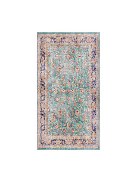 Teppich Keshan Maschad im Orient Style, 100% Polyester, Jadegrün, Mehrfarbig, B 200 x L 290 cm (Größe L)