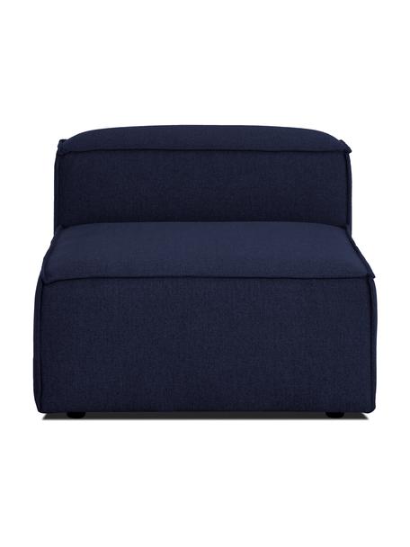 Chauffeuse pour canapé modulable bleu Lennon, Tissu bleu, larg. 89 x prof. 119 cm