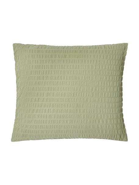 Katoenen kussenhoezen Esme in saliegroen, 2 stuks, Saliegroen, B 60 x L 70 cm
