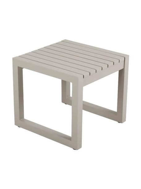 Metallo-tavolino Vevi, Metallo rivestito, Grigio, Larg. 40 x Alt. 40 cm