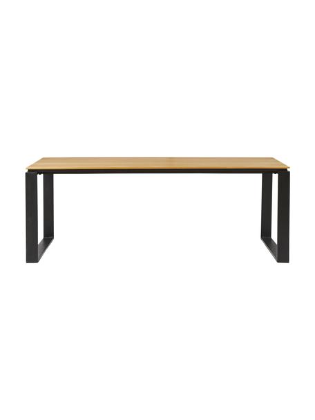 Stół ogrodowy Brutus, Blat: polywood, Nogi: aluminium powlekane, Jasne drewno naturalne, S 210 x G 100 cm