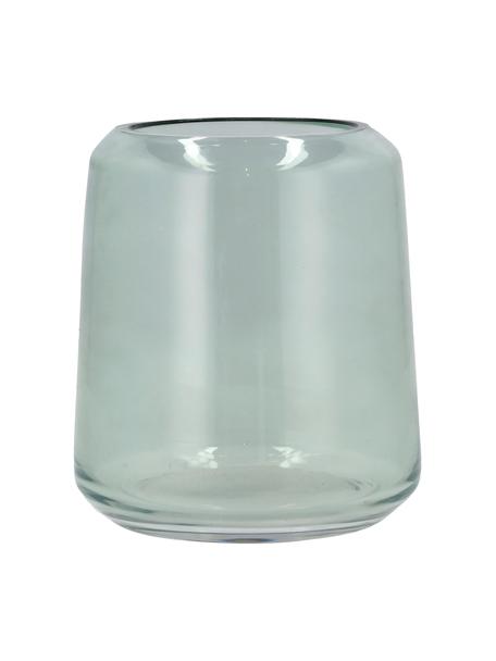 Zahnputzbecher Vintage aus Glas, Glas, Hellgrün, Ø 10 x H 12 cm