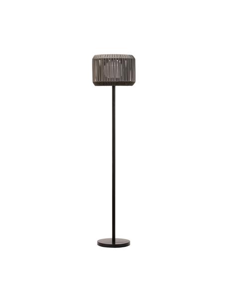 Prenosná solárna stolová lampa Sunshine Elegance, Čierna, sivá, Ø 33 cm x V 148 cm