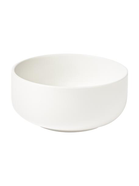 Bols en porcelaine Nessa, 4 pièces, Porcelaine, Blanc, haute brillance, Ø 14 cm