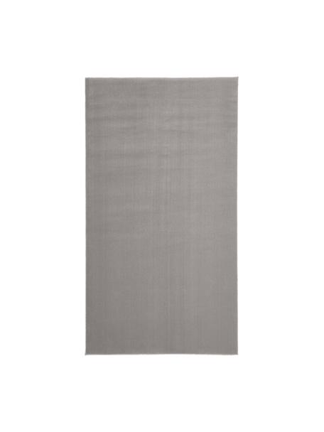 Wollen vloerkleed Ida in grijs, Bovenzijde: 100% wol, Onderzijde: 60% jute, 40% polyester B, Grijs, B 300 x L 400 cm (Maat XL)
