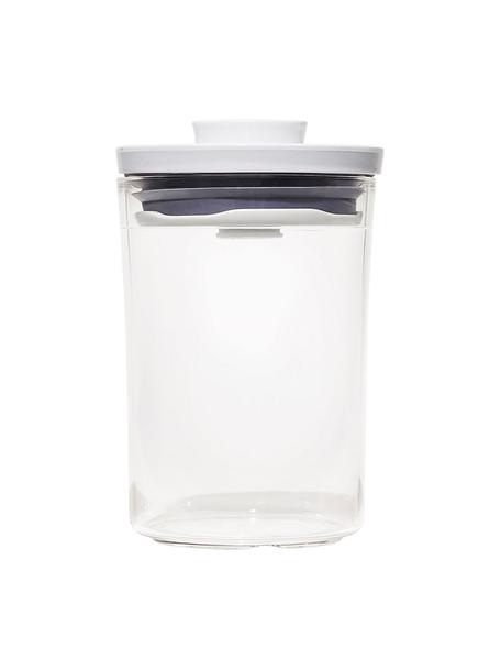 Úložná dóza POP, 3 ks, Umelá hmota, Priehľadná, Ø 10 x V 15 cm