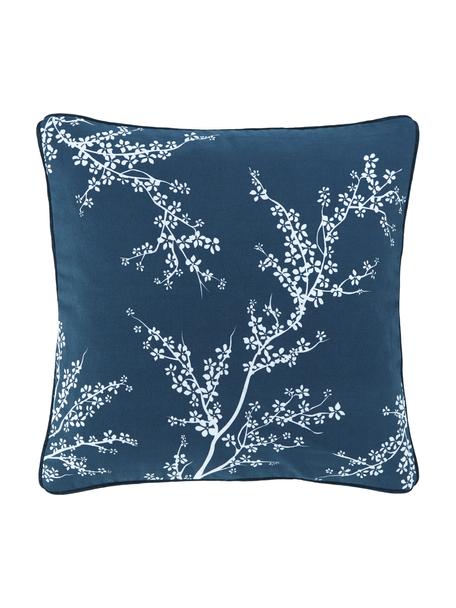 Poszewka na poduszkę Jada, 100% bawełna, Niebieski, S 40 x D 40 cm