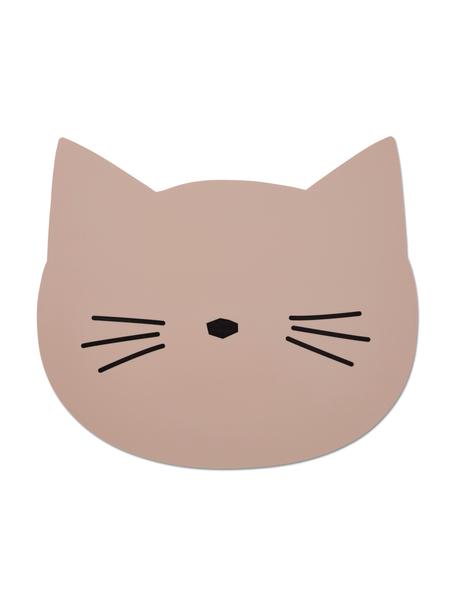 Prostírání Aura, 100 % silikon, Růžová, černá, Š 38 cm, D 33 cm