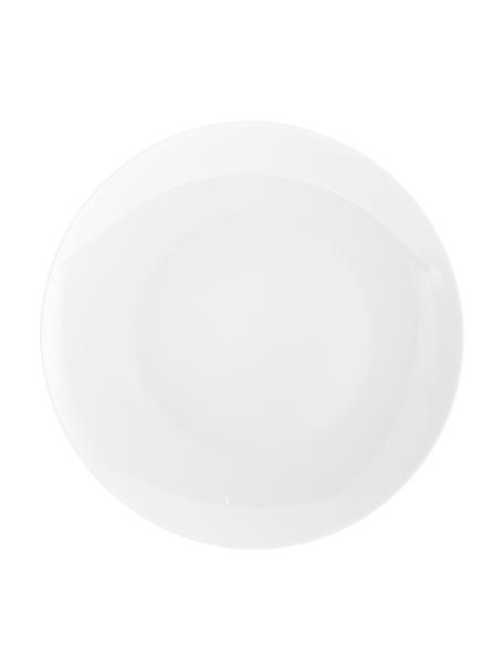 Porzellan-Speiseteller Delight Modern in Weiß, 2 Stück, Porzellan, Weiß, Ø 27 cm