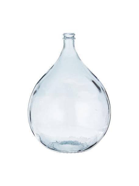 Vase dame-Jeanne verre recyclé Drop, Verre recyclé, Bleu, Ø 40 x haut. 56 cm